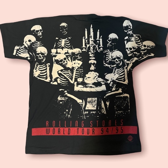 Vintage Rolling Stones Voodoo Lounge World Tour 94/95 Concert Tee - XL - Picture 3 of 4